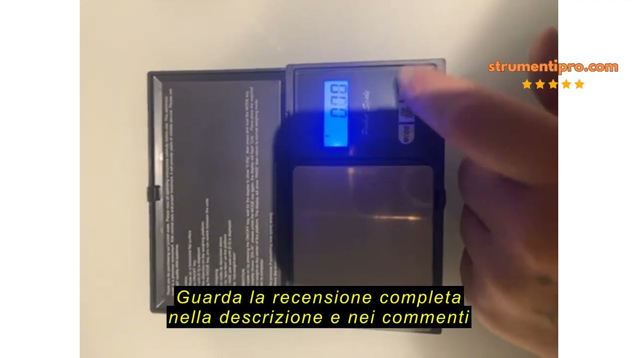 Recensione del elzle Bilancia tascabile, Bilancia di Precisione 500g/0.01g Bilancino Precisione con