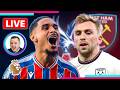 Crystal Palace 0-0 West Ham LIVE | Premier League Watchalong