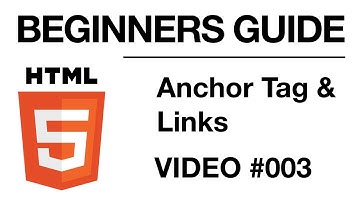 HTML Programming #003 | Anchor Tags & Links // BEGINNERS GUIDE | Self Taught Developer