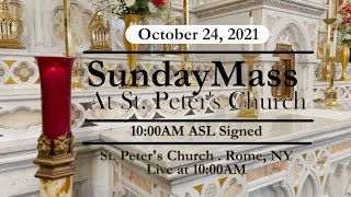 SUNDAY MASS from ST PETERS CHURCH