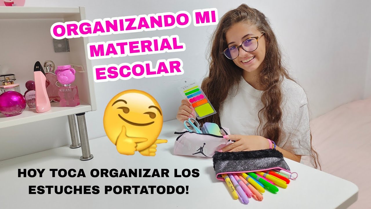 Haul de material escolar  2024-25/organizo los estuches portatodo