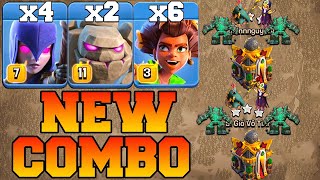 Golem Witch Root Rider Attack Strategy !! Best Th16 Attack Strategy Root Rider 2024 Clash OF Clans