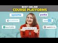 7 Best ONLINE COURSE PLATFORMS Comparison to Sell a Course (Including FREE Options)