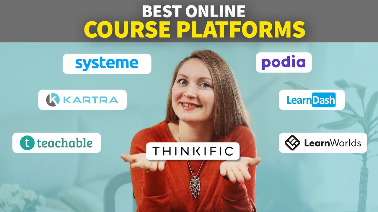 8 Best Online Course Platforms 2024 (Teachable Vs. Thinkific Vs. Thrivecart, Kartra, Learnworlds)  