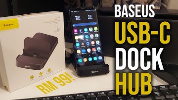 BASEUS DOCKING TYPE C HUB DOCKING STATION - SAMSUNG DEX ALTERNATIVE