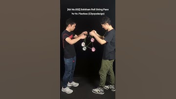 [4A No.032] Rei Iwakura Off String Trick Lab: Soloham Roll String Pass #yoyo #yoyotricks #ヨーヨー
