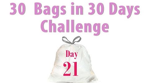 30 Bags in 30 Days || Declutter Challenge || Day 21