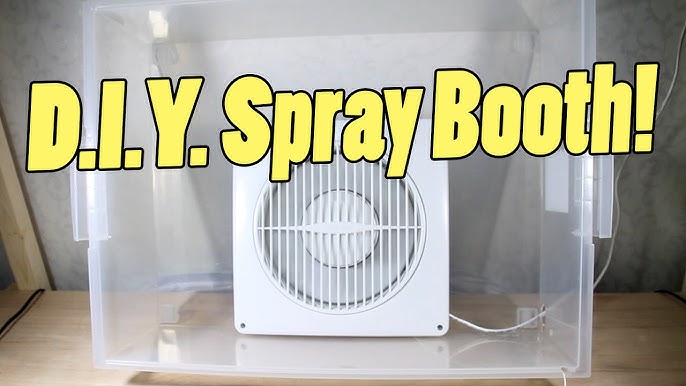 How to Spray Paint Indoors  DIY Indoor Spray Paint Booth – Craftivity  Designs