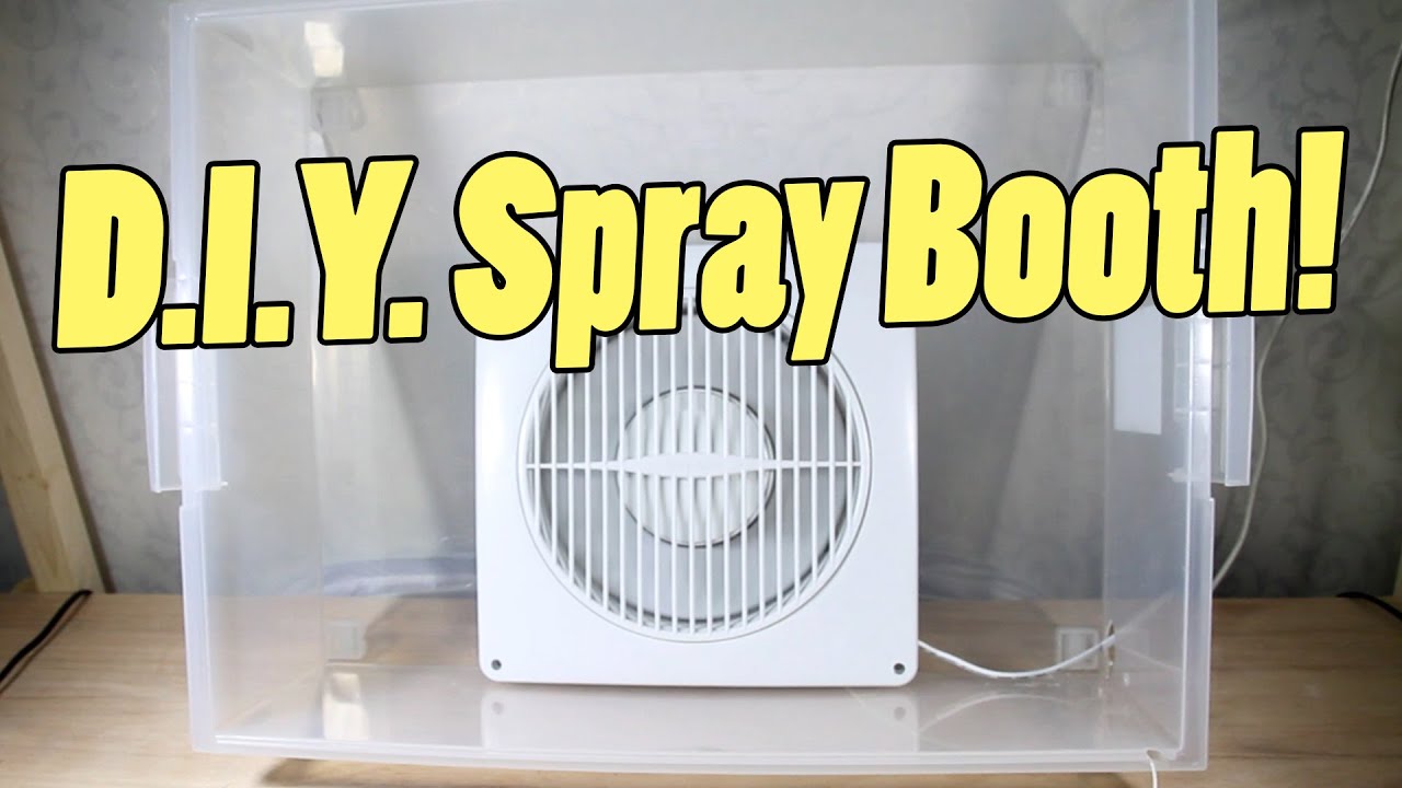 How to Make a Spray Painting Booth