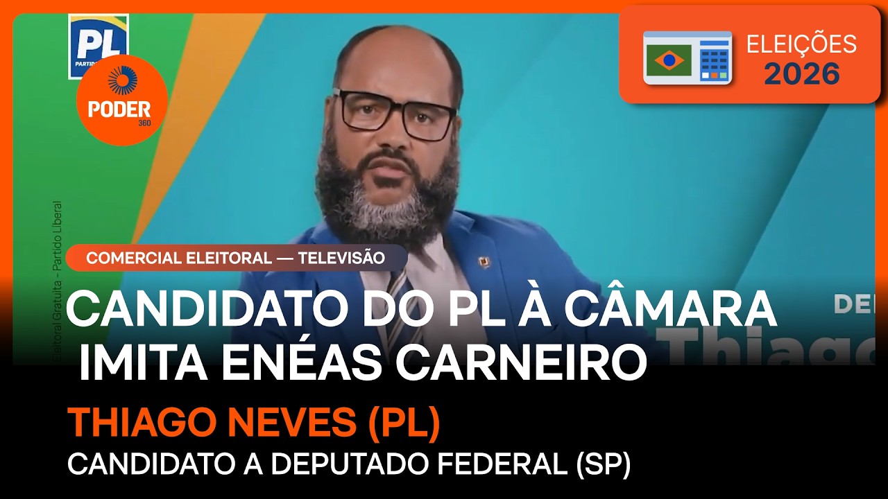 Candidato a deputado pelo PL imita Enéas em propaganda; assista
