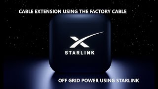 Starlink Factory Cable Extension Splice Coupling Off Grid Powered