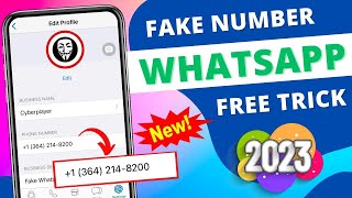 Fake Whatsapp number 2023 | How to use WhatsApp with fake number | How to create fake WhatsApp ID screenshot 2