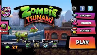 Zombie Tsunami (by Mobigame) - free offline runner for Android and iOS - gameplay. screenshot 5