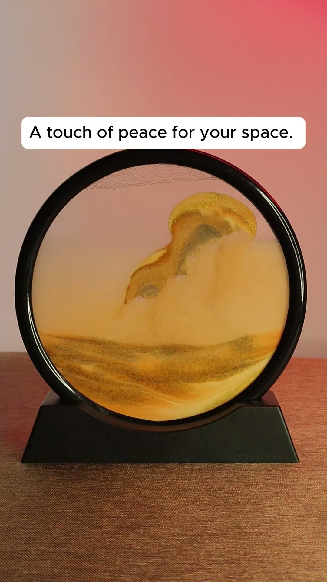 3D Landscape Relaxing Flowing Sand Decoration ✅? Product Link in Bio ( # 1899 )