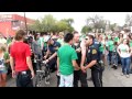 Cop chokes out man at greenville parade