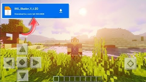 REALISTIC 🥰 BSL Shader For Minecraft Pe 1.20 || How to get Bsl Shader in Mcpe 1.20