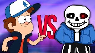 ДИППЕР VS САНС | СУПЕР РЭП БИТВА | Gravity Falls Dipper ПРОТИВ Undertale Sans