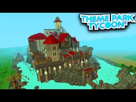 Best Castle Ever In Theme Park Tycoon 2 Roblox Youtube - noob vs pro roblox theme park