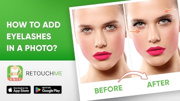🌺 Step Up Your Eye Makeup with Eyelashes Feature of RetouchMe App