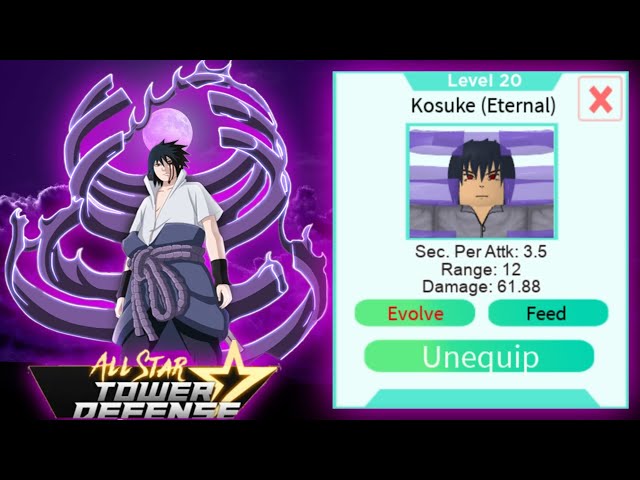 Kosuke (Rogue) - Sasuke (Taka)  Roblox: All Star Tower Defense