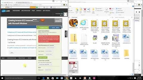Creating Amazon EC2 Instances with Microsoft Windows Lab 1