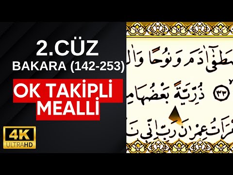 2. Cüz - Arapça ve Türkçe Mealli Hatim | Hafız İlhan Tok | 4K Video