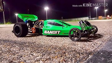 custom traxxas bandit dragster  ,custom carbon fiber drag bandit, xo1/stretched rustler nova