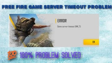 FREE FIRE GAME SERVER TIMEOUT PROBLEM (MM_7) ||FREE FIRE 🔥🔥||2020