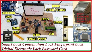 Smart Lock Combination Lock Fingerprint Lock Digital Electronic Lock Password Card screenshot 5