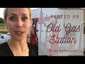 I rented an old gas station! | Vlog