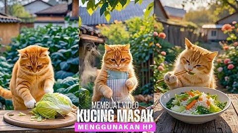 TUTORIAL: How to make a cooking cat video using your phone | Viral content ideas