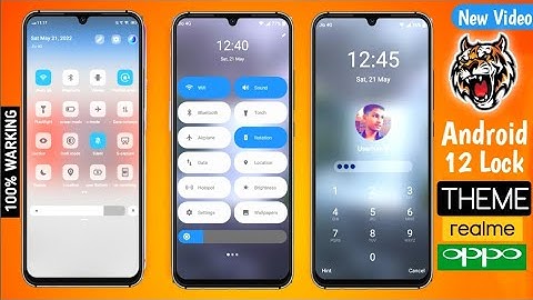 How To Apply Android 12 Lock Screen on Realme & Oppo Devices??