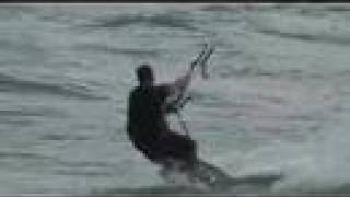 Kiteboarding Bret's 1st backroll