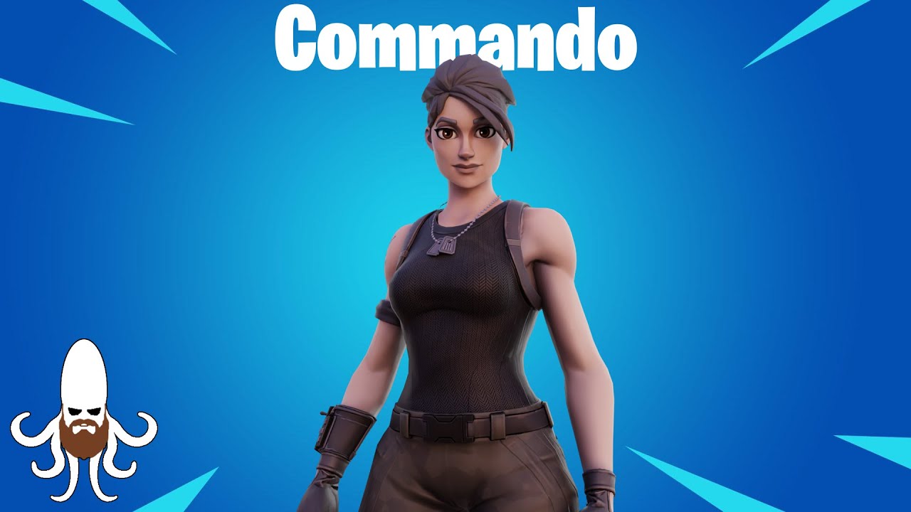 Commando Skin Showcase & Gameplay Fortnite YouTube
