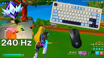Unboxing the Aula F75 Keyboard + Fortnite Solo Reload Gameplay ASMR 4K