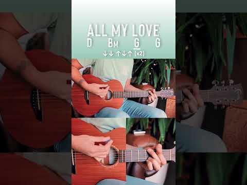 All My Love Noah Kahan Guitar Tutorial (Verse) // All My Love Guitar Lesson #shorts