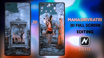 how to make mahashivratri status video like node video | shivratri video status kaise banaye