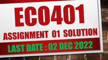 eco401 assignment 1 fall 2022|eco401 assignment 1 solution fall 2022|@dilshadahmad1