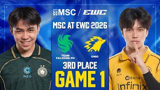 [GAME 1] TEAM FALCONS PH vs ONIC ID MSC AT EWC 2026 KNOCKOUT STAGE | FLCN vs ONIC screenshot 4