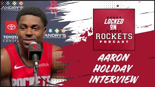 Aaron Holiday | Houston Rockets Media Day 2025-2026 NBA Season