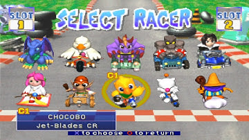 Chocobo Racing All Characters [PS1]
