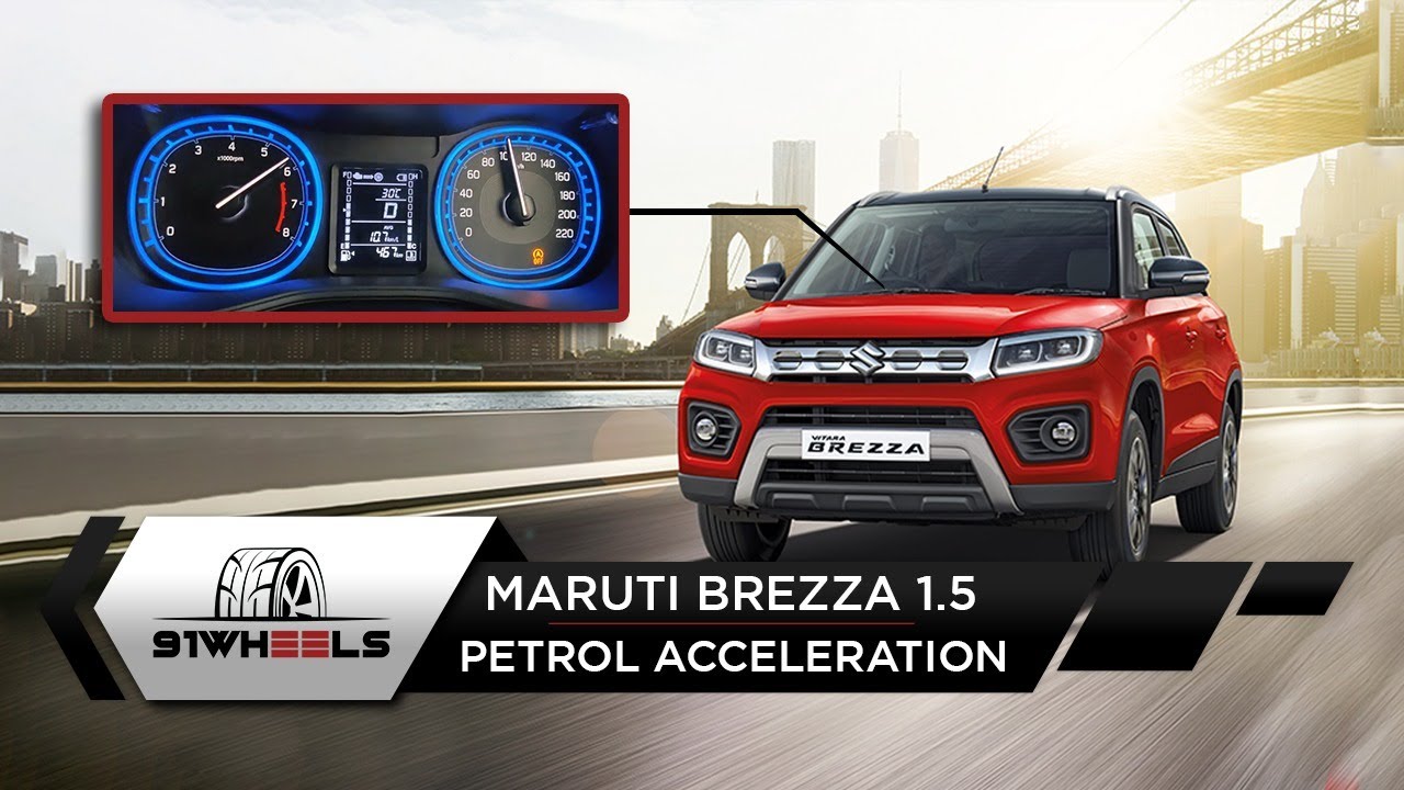 Maruti Brezza 1.5 Petrol Acceleration | Manual & Automatic | 91Wheels ...
