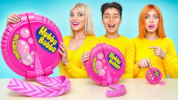 Big, Medium and Small Plate Challenge | Giant vs Tiny Food Battle by Turbo Team