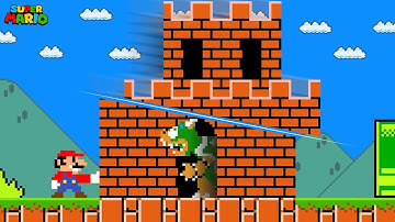 When Mario Touches, Everything Gets Split in Two...