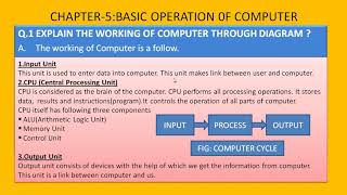 chapter 5  basic operation of computer