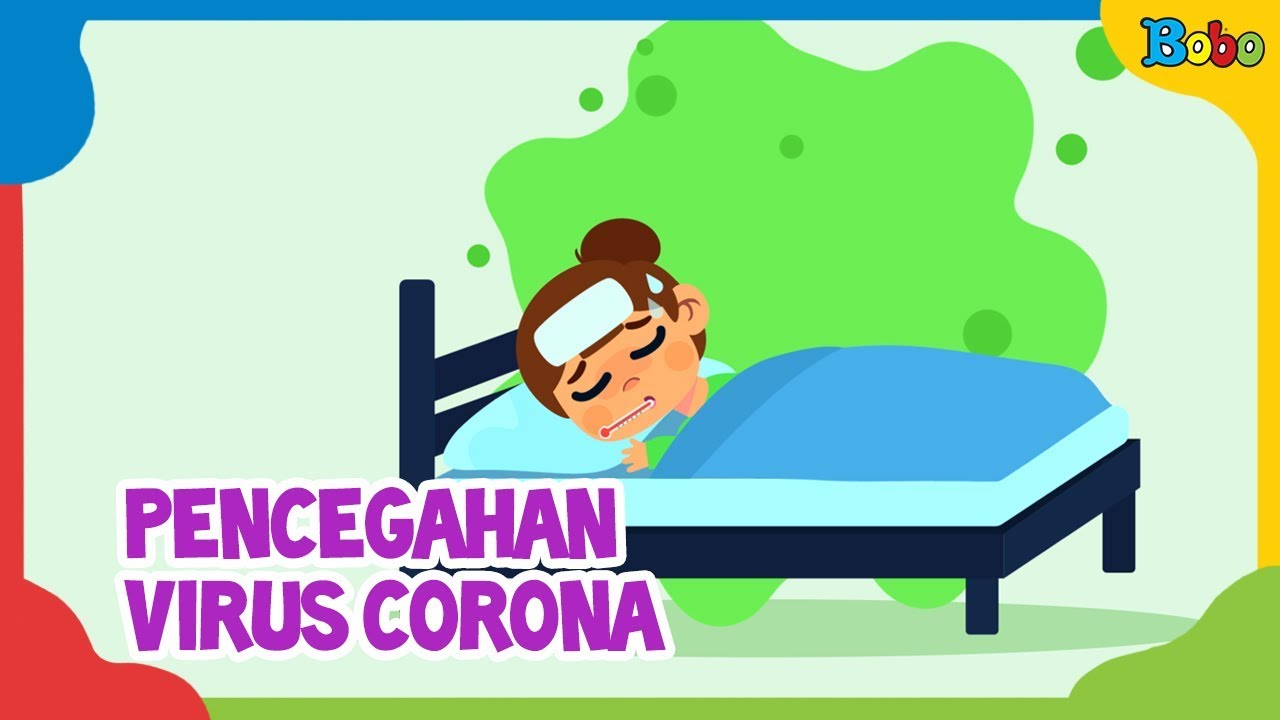 Gambar Animasi  Virus Corona 