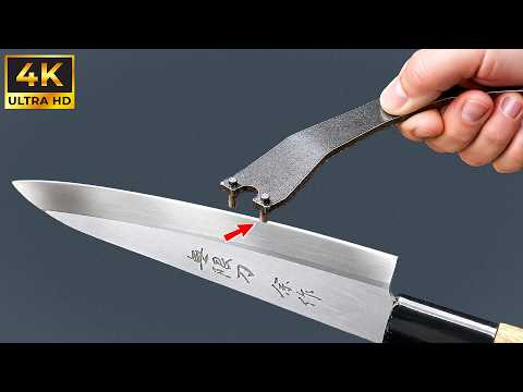 The World's Sharpest Kitchen Knife! How to Easily Sharpen a Knife to Razor-Sharp in Just 2 Minutes
