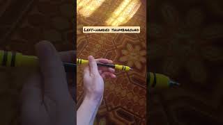Penspinning Basics: Left-Handed Thumbaround #penspinning #fun #trick #hobby #left #thumbaround #hand