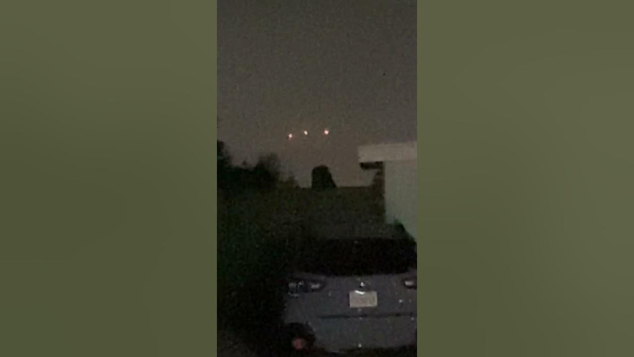 Strange lights over San Diego sky YouTube