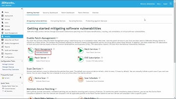 Enable Patch Management (new activation)